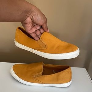 Old Navy Mustard SlipOns